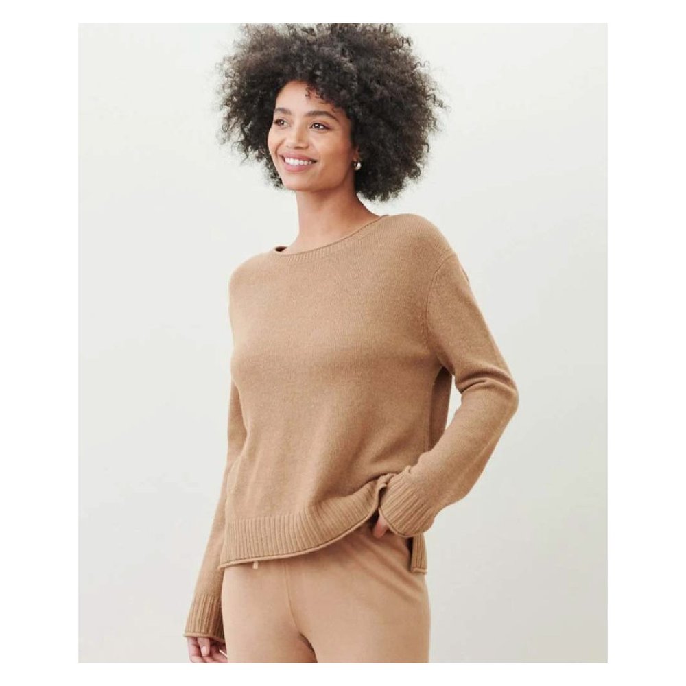 JENNI KAYNE Camel Everyday Sweater